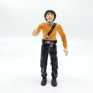 Spy Kids Movie Junie Cortez Action Figure 3.5 in Orange Top Miramax 2002 Vintage